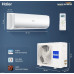 Air Conditioner: Haier 1.5 Ton 2 Star Fixed Speed Split AC (Copper, Antibacterial Filter, 2023 Model, HSU18T-TQS2BE-FS, White)